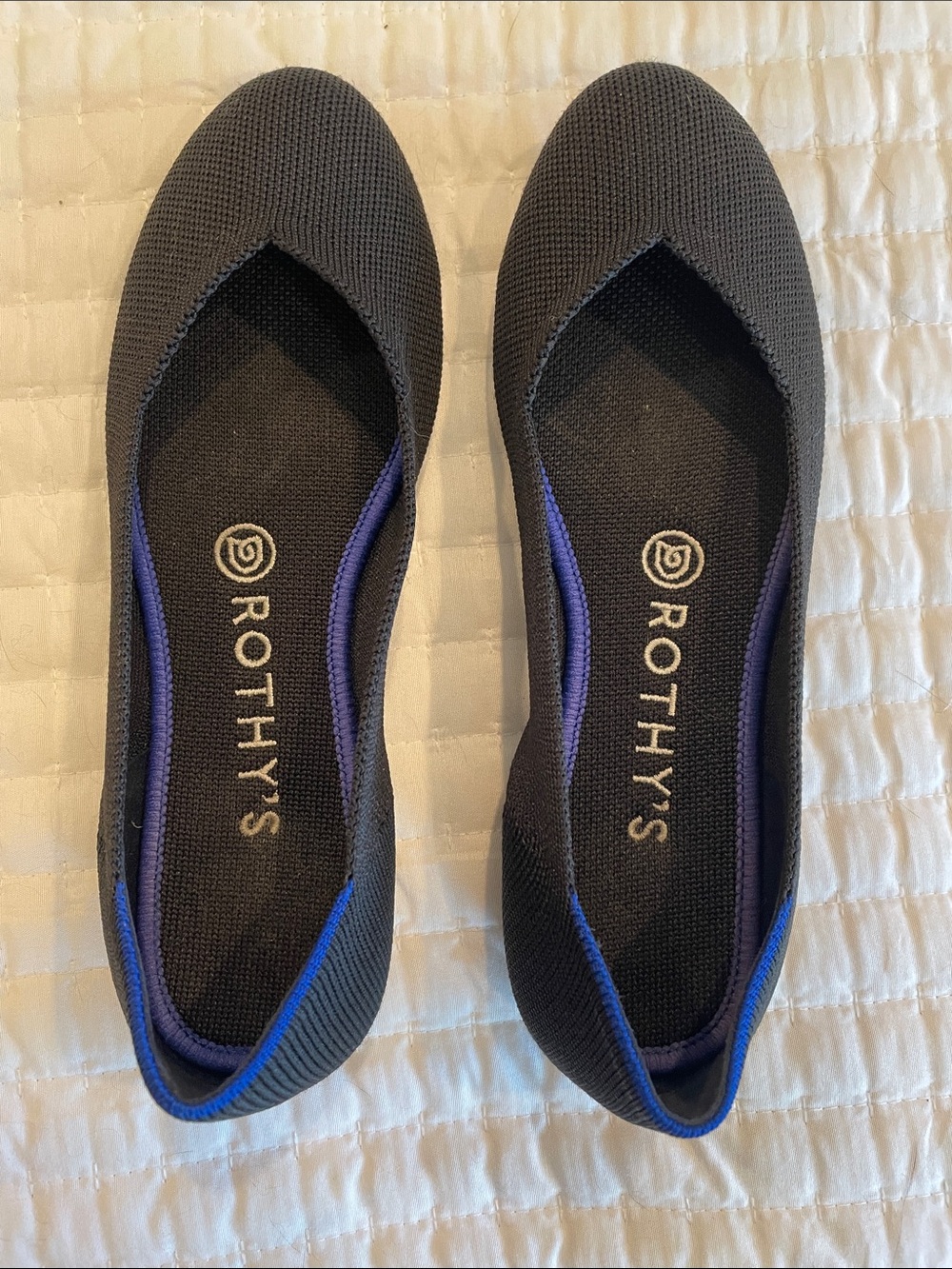 Rothy's Black Ballet Flats sz 7 - Picture 6 of 6